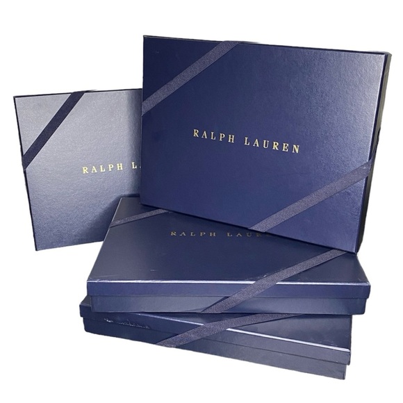 Ralph Lauren Other - Authentic Ralph Lauren Gift Boxes (Size:OS, Color:Navy/Gold, Sold Separately